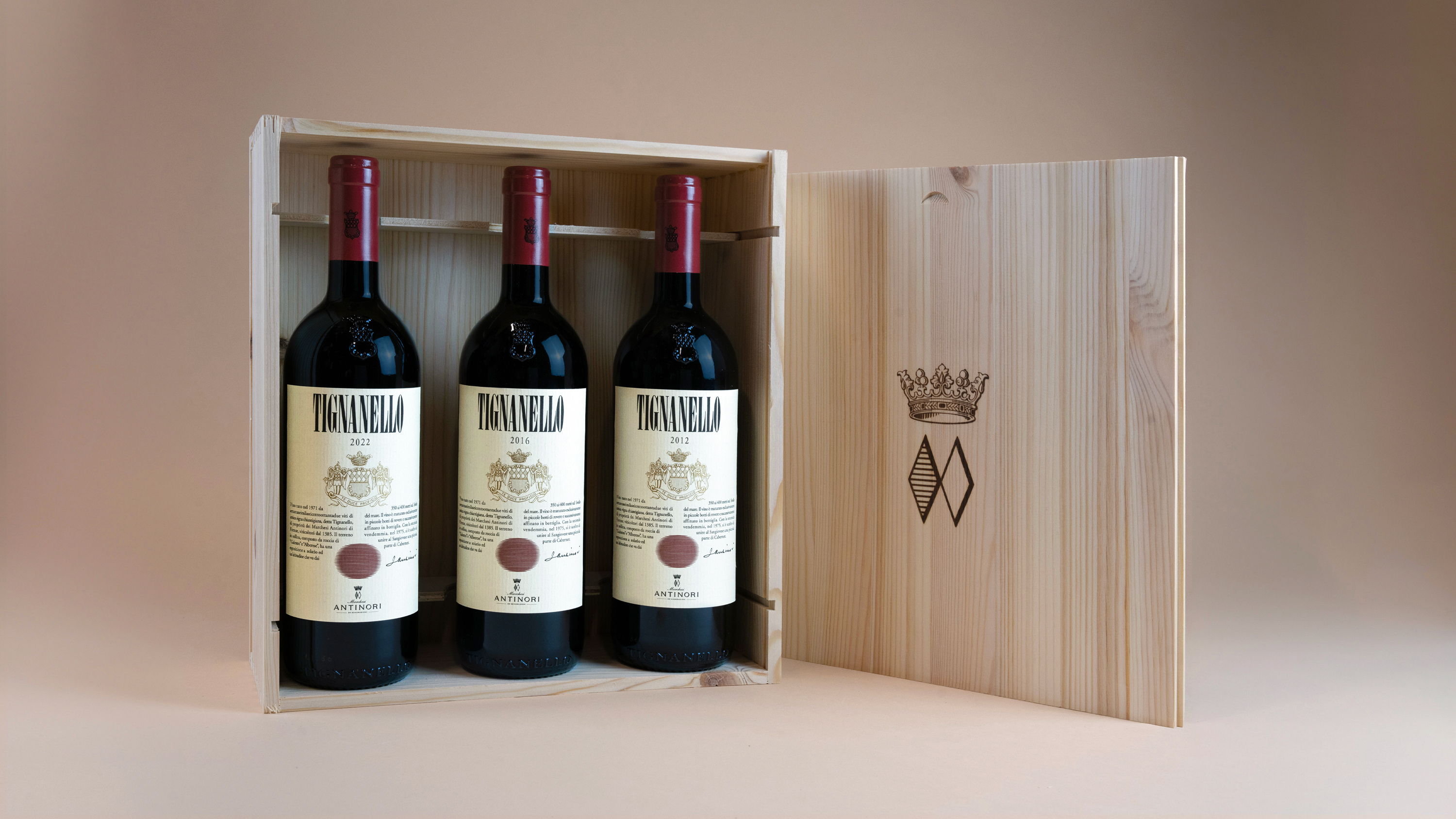 COLLEZIONE #TheVintageClan: TIGNANELLO 2012, 2016, 2022